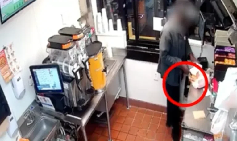 CAUGHT ON TAPE: Restaurant worker snacking and pocketing cash!